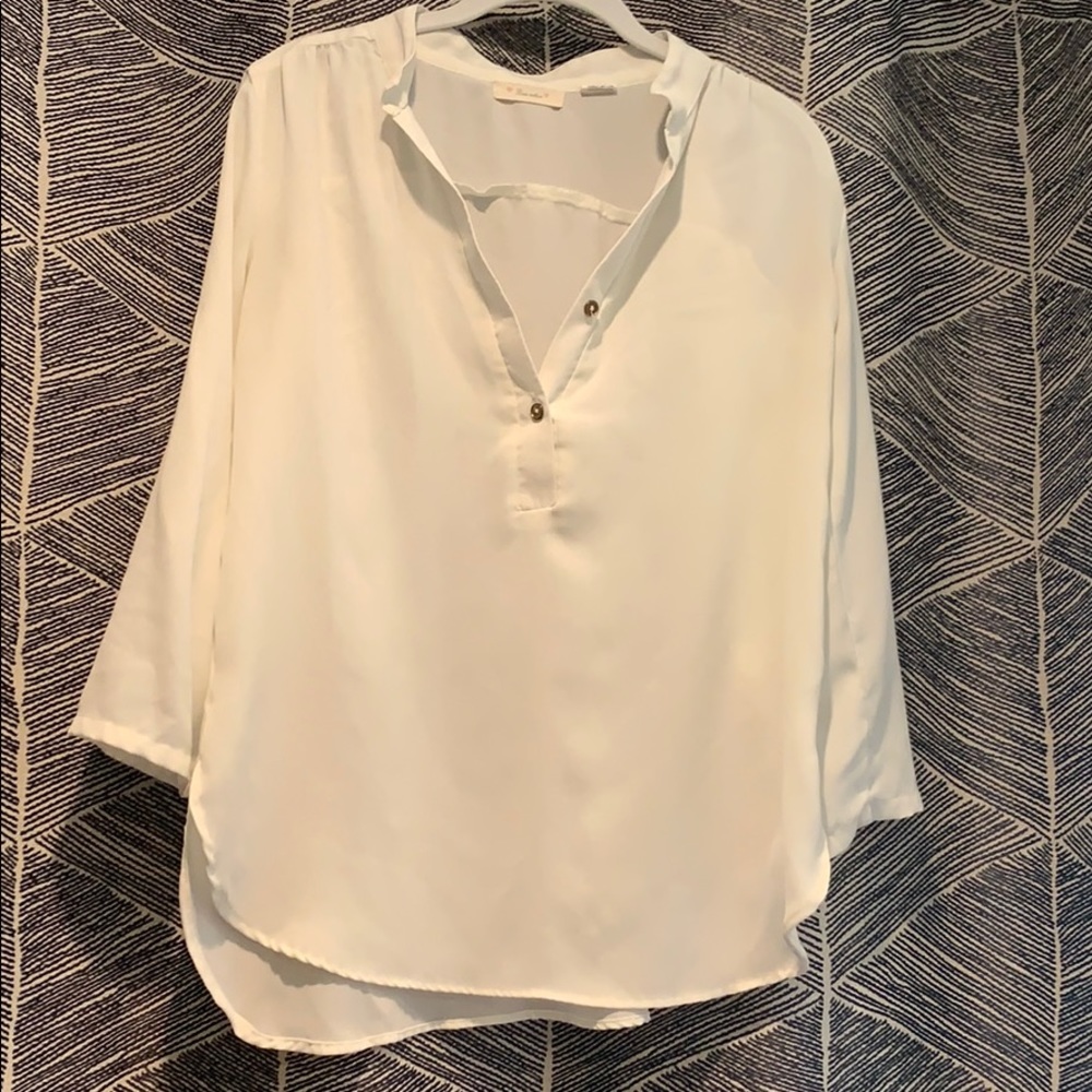 Cream colored classy blouse
